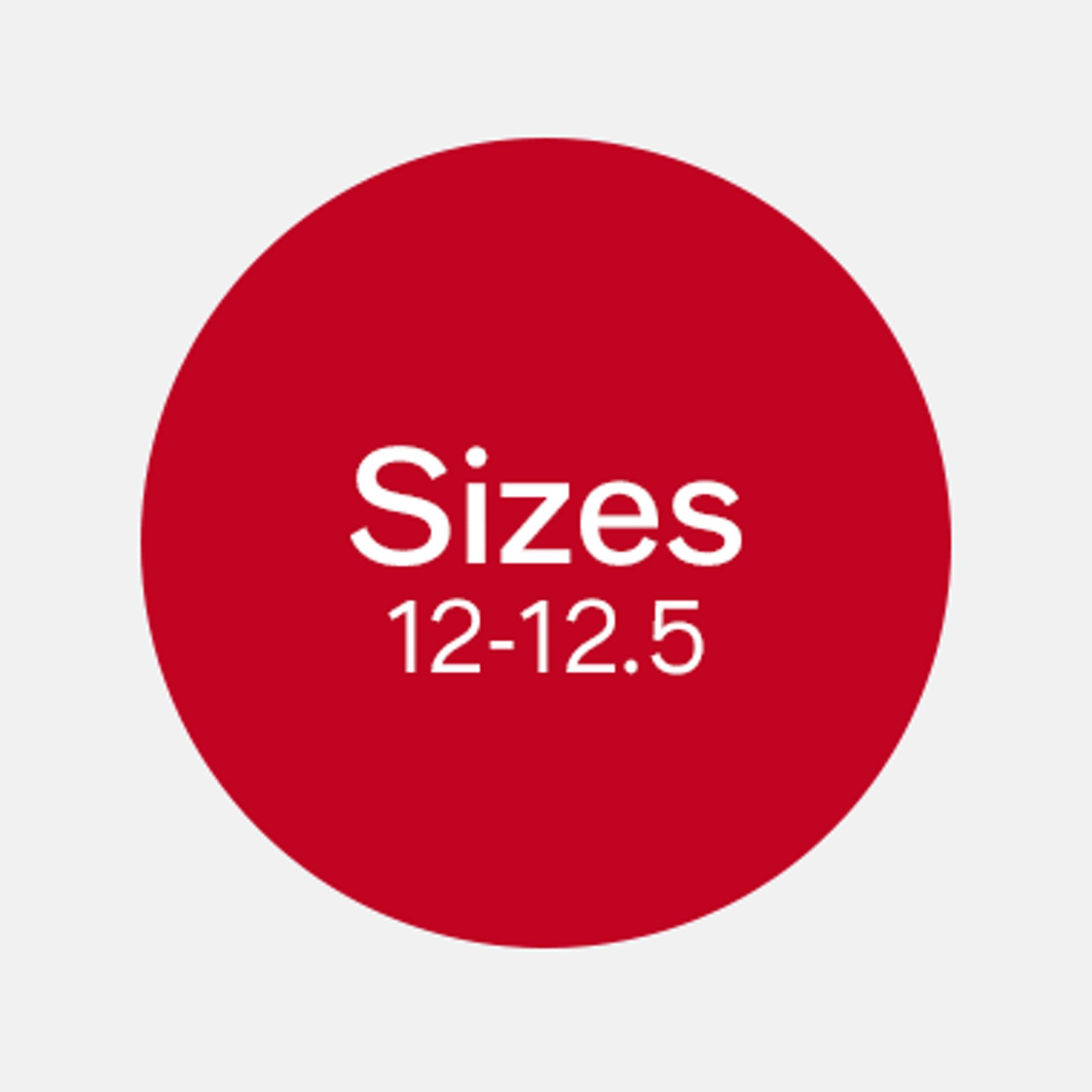 Sizes 12-12.5