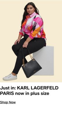 Just In: KARL LAGERFELD PARIS now in plus size