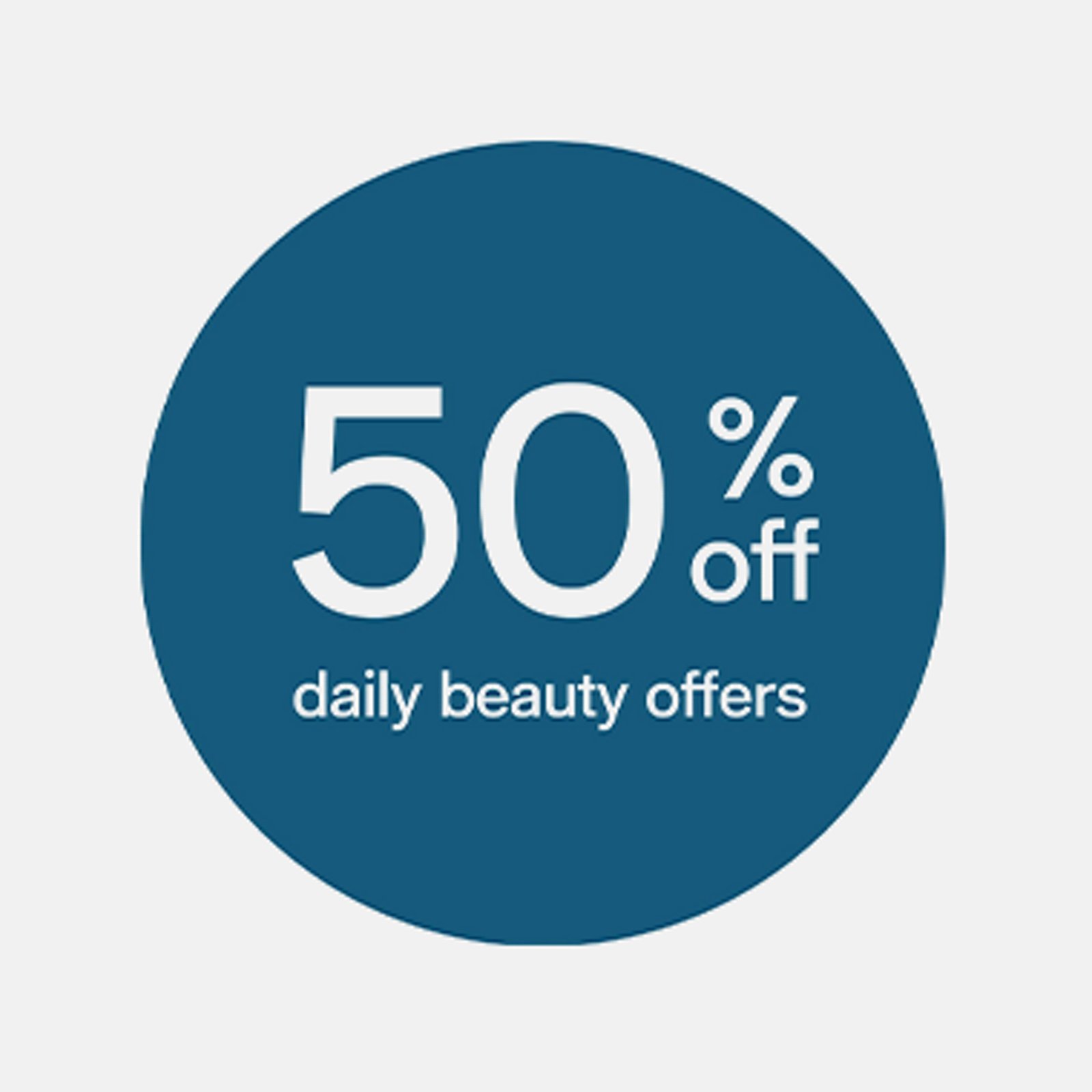 TODAY ONLY! 50% off Deals
